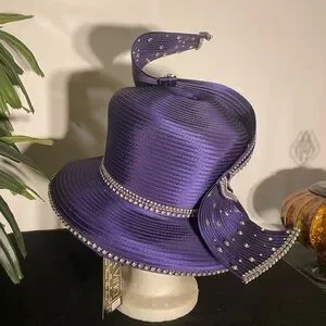 Donnavinci | Accessories | Chic Purple Womens Hat With  display picture 2
